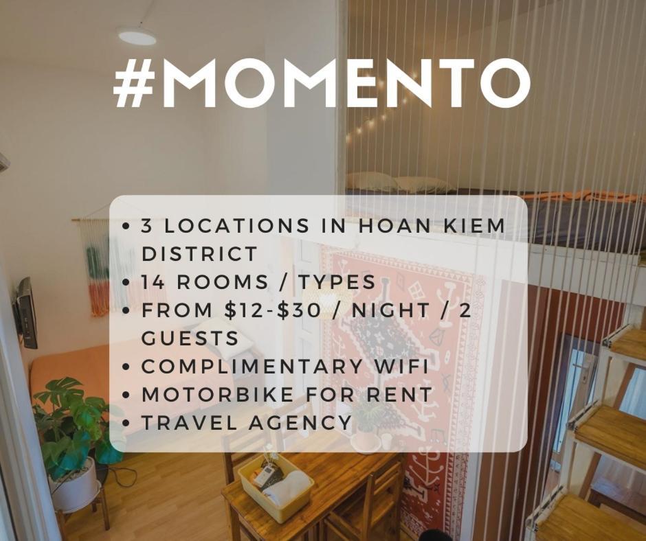 Momento Boutique House 1 Vandrehjem Hanoi Eksteriør billede